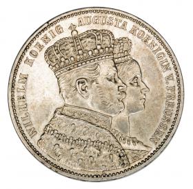 Obrazek dla: Talar 1861 Wilhelm I Hohenzollern Prusy Berlin