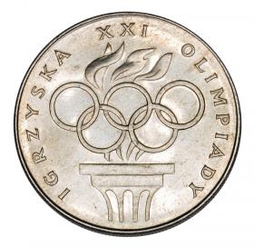 Obrazek dla: 200 złotych Igrzyska XXI Olimpiady 1976 III RP Warszawa