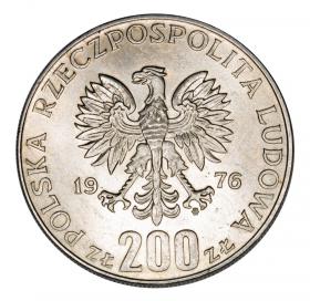 Obrazek 2 dla: 200 złotych Igrzyska XXI Olimpiady 1976 III RP Warszawa
