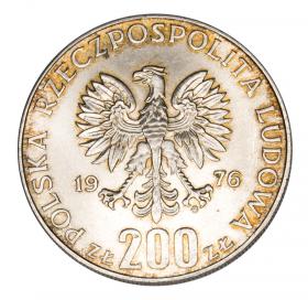 Obrazek 2 dla: 200 złotych Igrzyska XXI Olimpiady 1976 III RP Warszawa