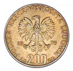 Obrazek 2 dla: 200 złotych Igrzyska XXI Olimpiady 1976 III RP Warszawa
