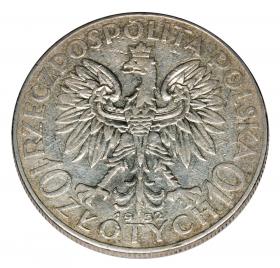 Obrazek 2 dla: 10 złotych 1932 Głowa Kobiety II RP Warszawa
