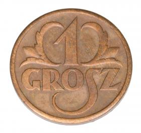 Obrazek dla: 1 grosz 1938 II RP Warszawa