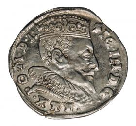 Obrazek dla: Trojak 1594 Zygmunt III Waza Polska Wilno