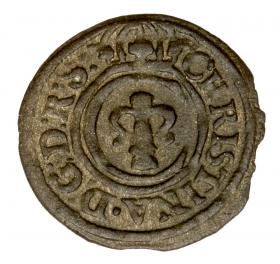 Obrazek dla: Szeląg 1645 Krystyna Waza Ryga