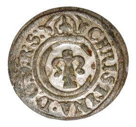 Obrazek dla: Szeląg 1645 Krystyna Waza Ryga