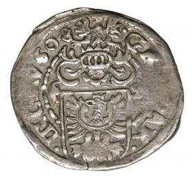 Obrazek 2 dla: 3 krajcary 1608 Adam Wacław Cieszyński Księstwo Cieszyńskie Cieszyn