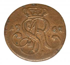 Obrazek dla: Grosz 1767 Stanisław August Poniatowski Polska Kraków