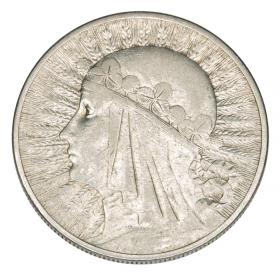 Obrazek dla: 10 złotych 1932 Głowa kobiety II RP Londyn