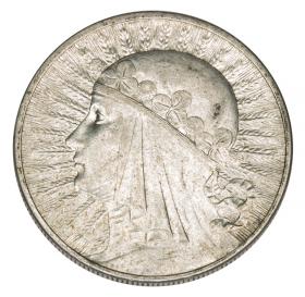 Obrazek dla: 10 złotych 1932 Głowa kobiety II RP Londyn