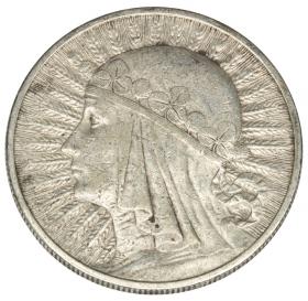 Obrazek dla: 10 złotych 1932 Głowa kobiety II RP Warszawa