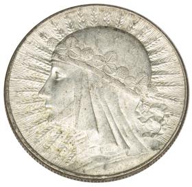 Obrazek dla: 10 złotych 1932 Głowa kobiety II RP Warszawa