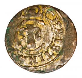 Szeląg 1651 Krystyna Waza Liwonia