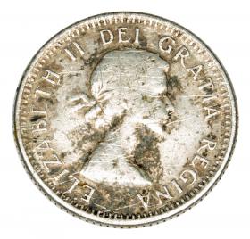 Obrazek dla: 10 centów 1960 Elżbieta II Kanada