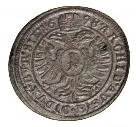 1 krajcar 1698 Leopold I Habsburg Brzeg