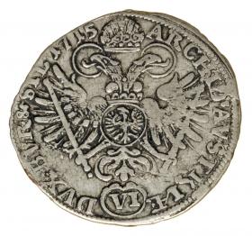 6 krajcarów 1715 Karol II Habsburg Wrocław
