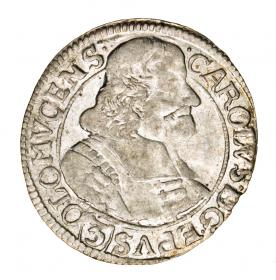 3 krajcary 1670 Karol II Lichtenstein Ołomuniec 