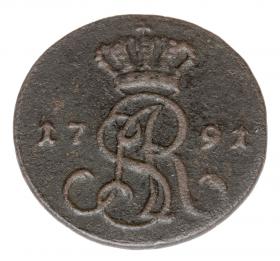 Obrazek dla: Grosz 1791 Stanisław August Poniatowski Warszawa