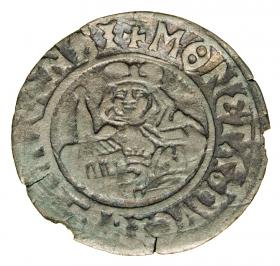 Grosz 150708 Fryderyk II Legnicki Księstwo BrzeskoLegnickoWołowskie Legnica