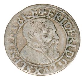 Grosz 1543 Fryderyk II Legnicki Księstwo Brzesko  Legnicko  Wołowskie Legnica