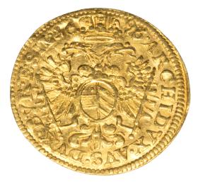 1/4 dukata 1696 Leopold I Habsburg Wrocław złoto