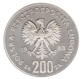 200 złotych 1983 300 Lat Odsieczy Wiedeńskiej nikiel próba
