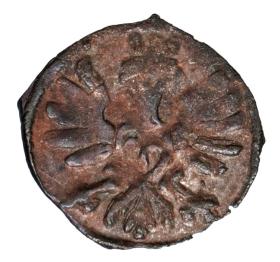 Obrazek 2 dla: Denar 1607 Zygmunt III Waza Poznań