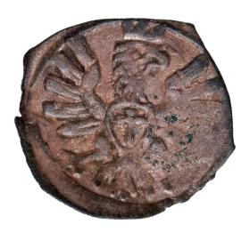 Obrazek 2 dla: Denar 1608 Zygmunt III Waza Poznań